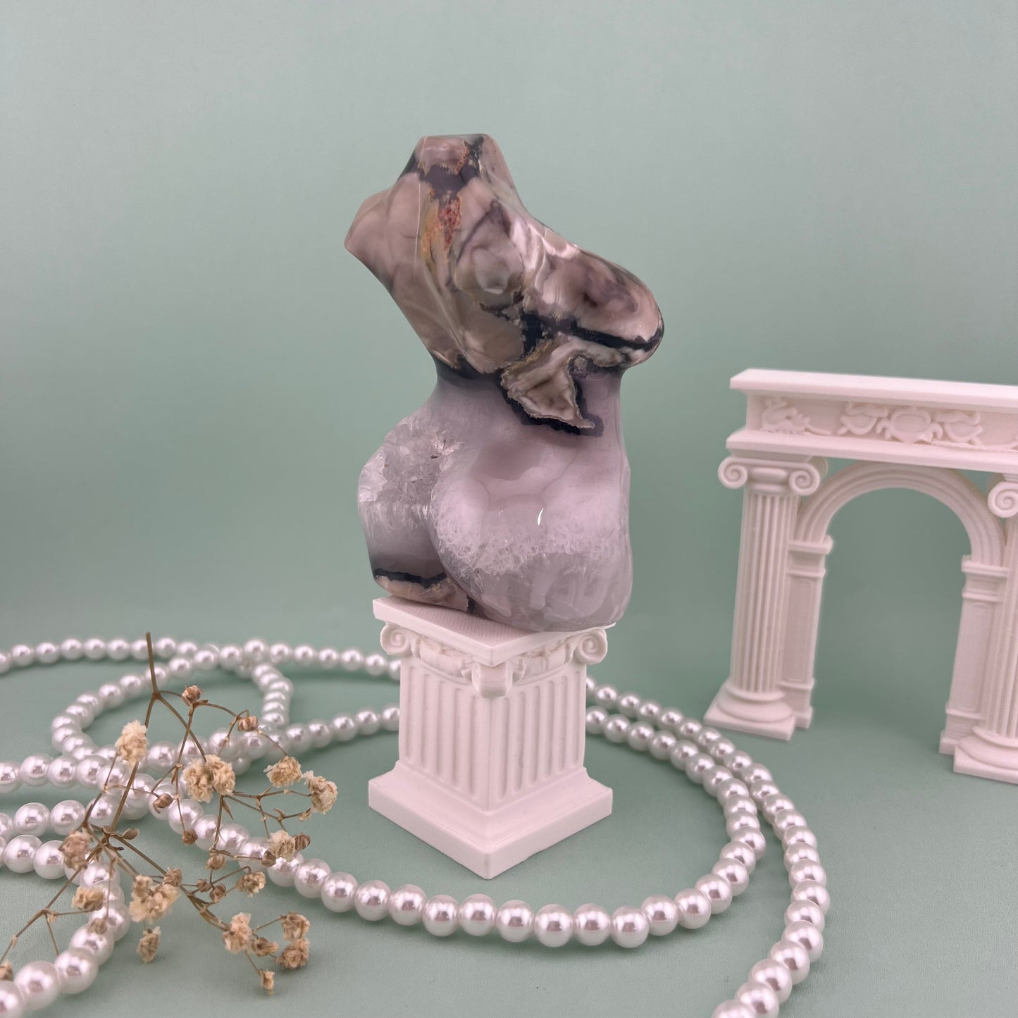 Volcano Agate Goddess Body