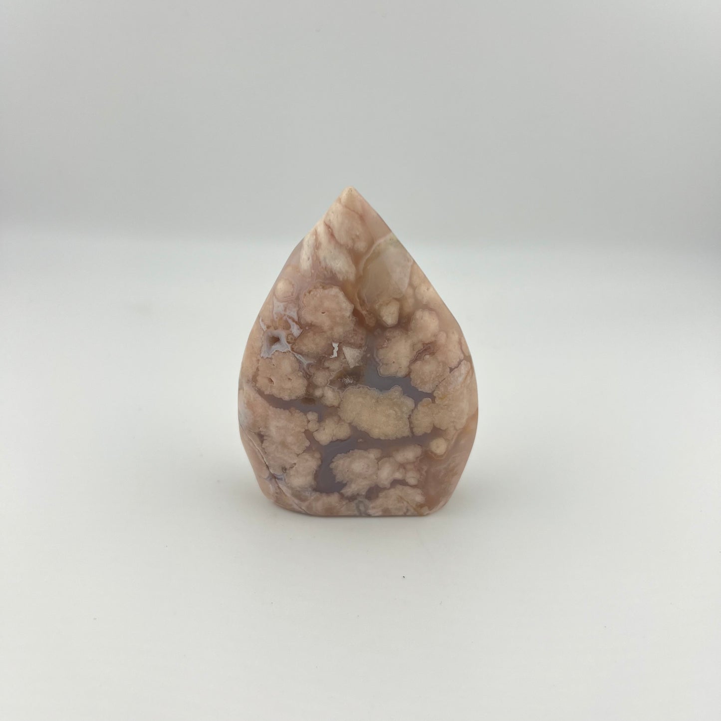 Flower Agate Teardrop