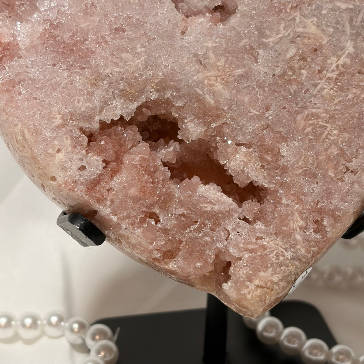 Pink Amethyst Heart - Piece B