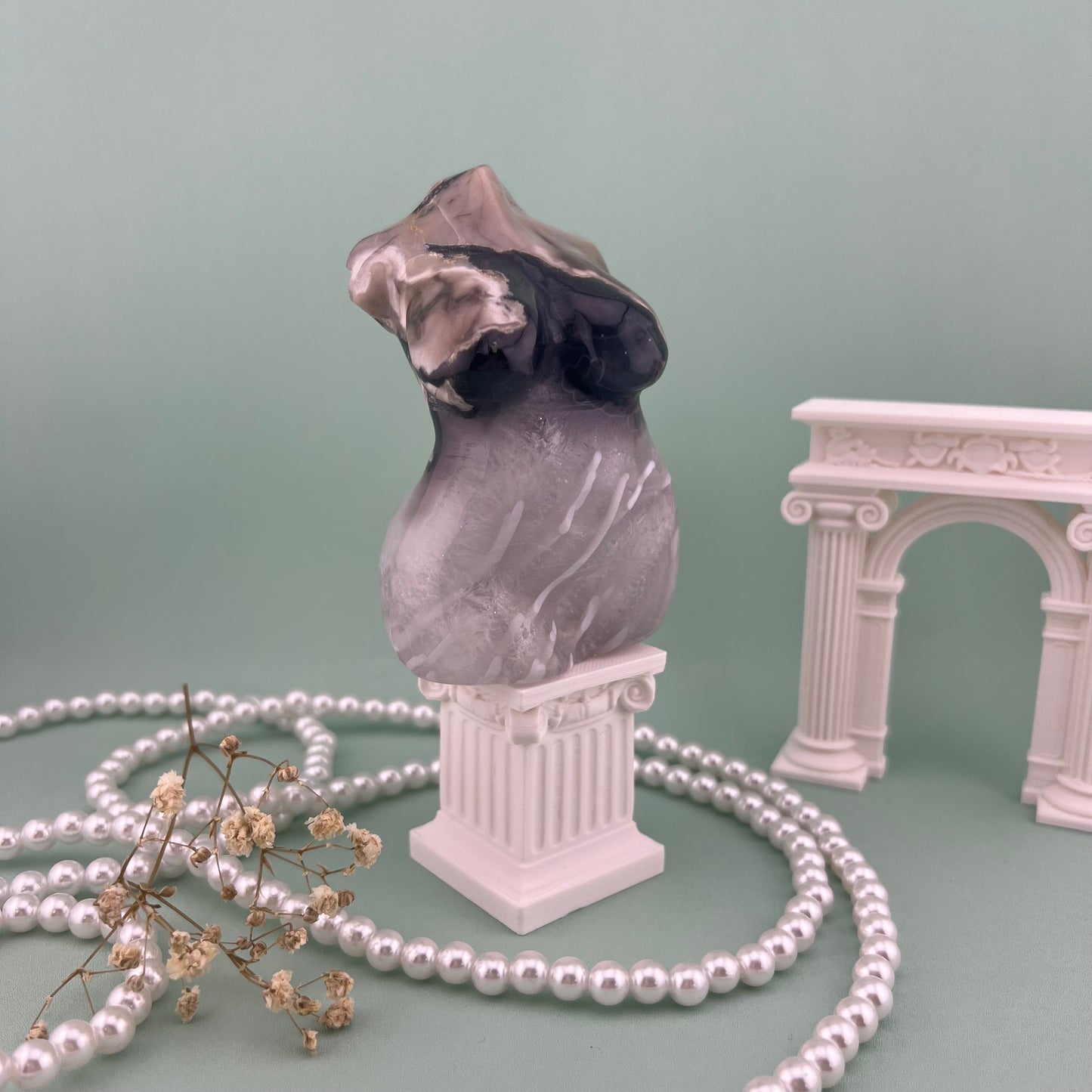 Volcano Agate Goddess Body