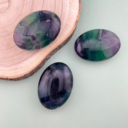 Fluorite Palm Stones from PureZen Minerals, view 1