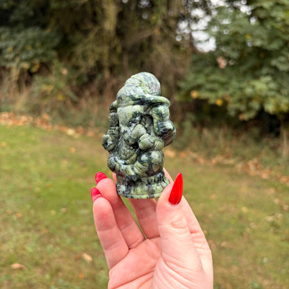 Serpentine Ganesh Carving – 7cm