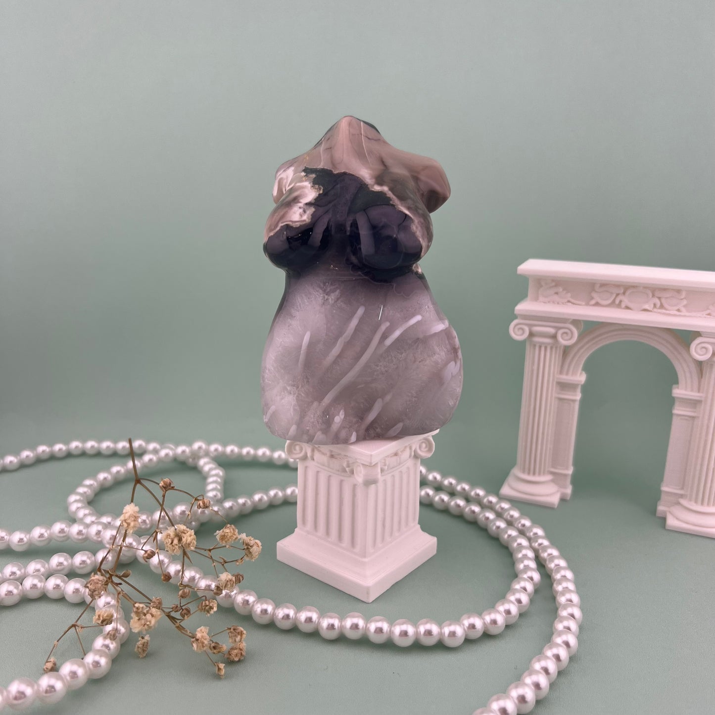 Volcano Agate Goddess Body