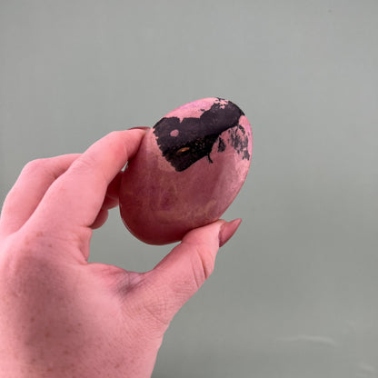 Rhodonite Palm Stones from PureZen Minerals, view 1