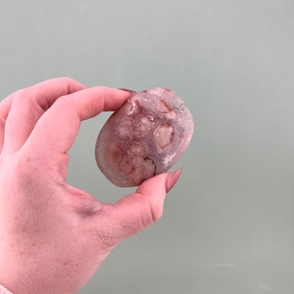 Pink Amethyst Flower Agate Palms from PureZen Minerals, view 2