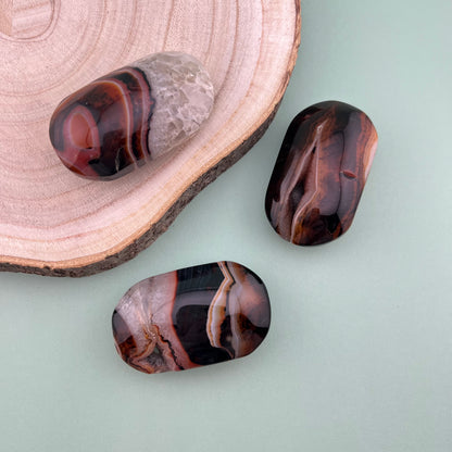 Sardonyx Palm Stones from PureZen Minerals, view 1