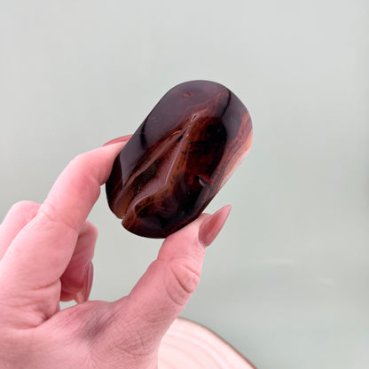 Sardonyx Palm Stones from PureZen Minerals, view 4
