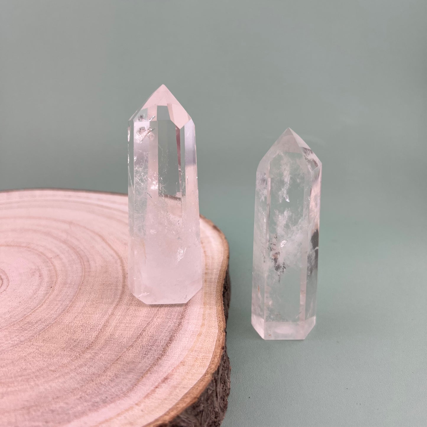 Clear Quartz Towers