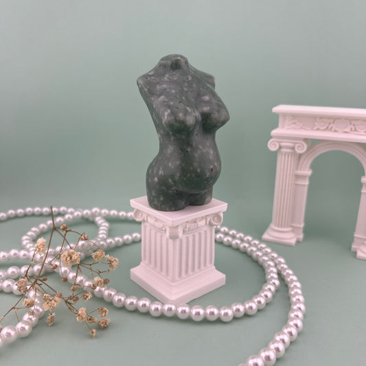 Green Jade Goddess Body with Baby Bump
