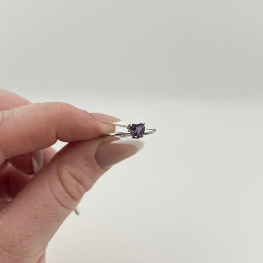 S925 Amethyst Ring