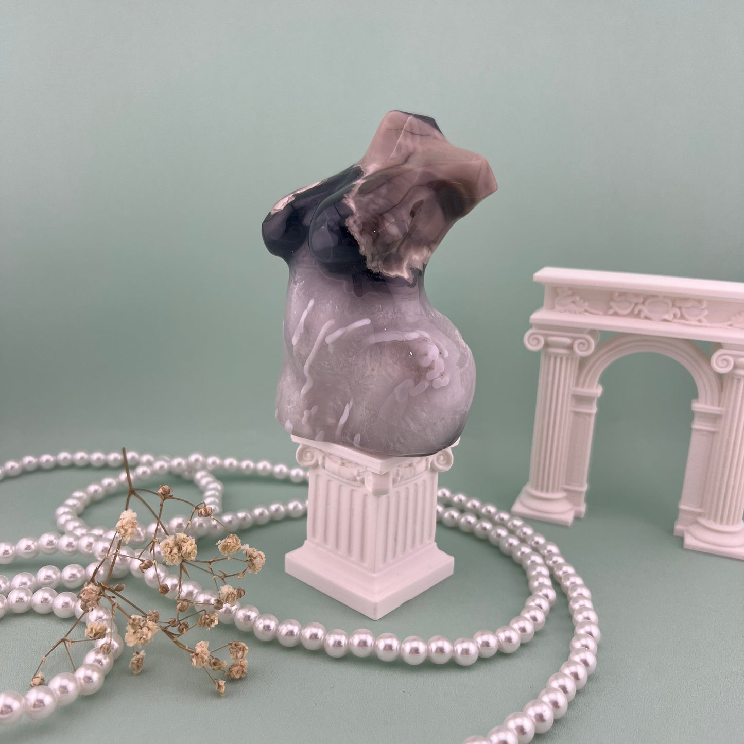 Volcano Agate Goddess Body