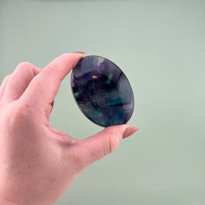 Fluorite Palm Stones from PureZen Minerals, view 3