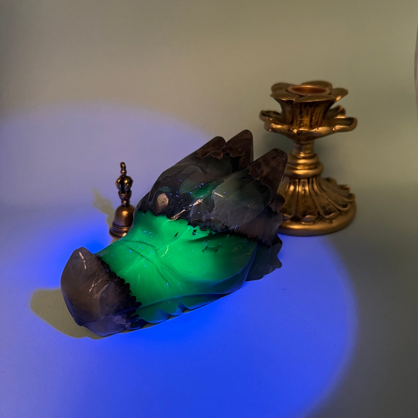 Volcano Agate Dragon Head