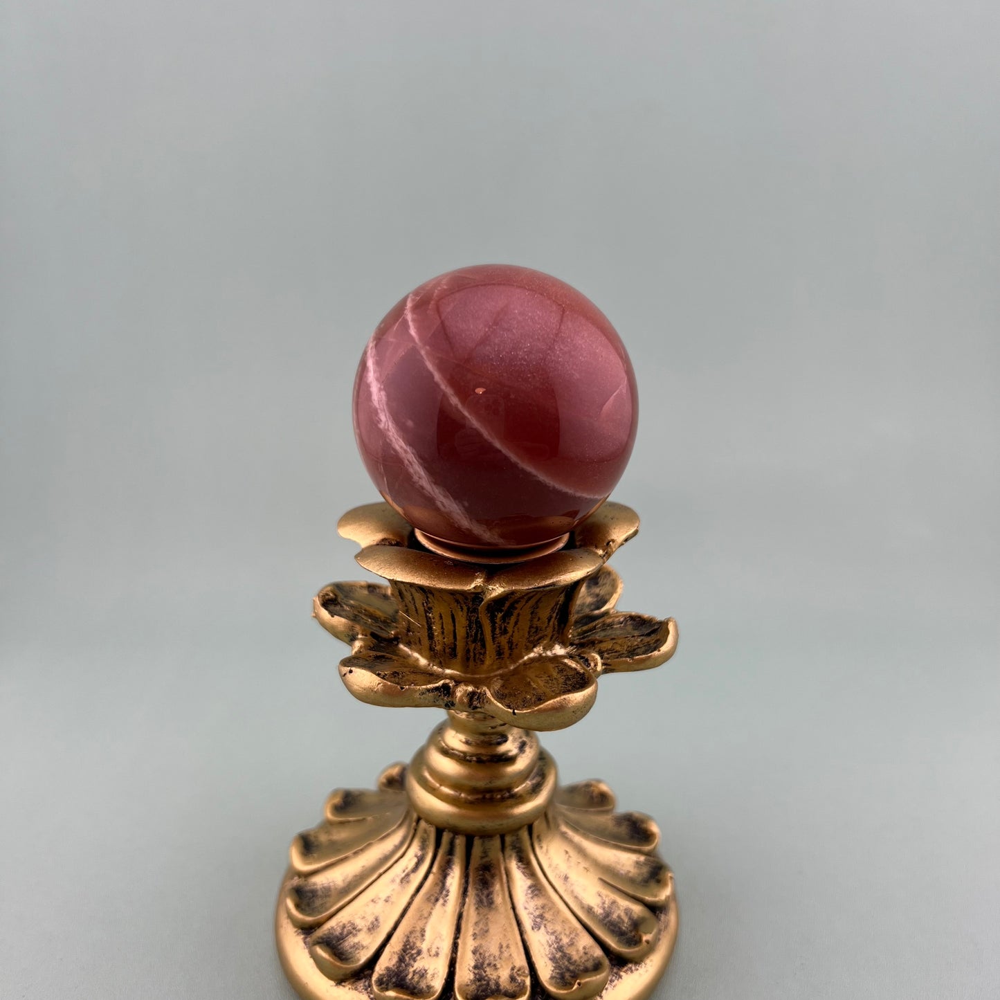 Peach Moonstone Spheres