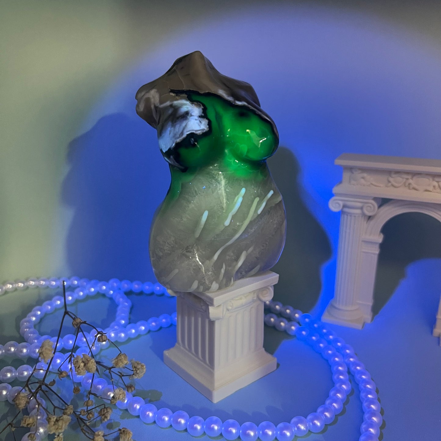 Volcano Agate Goddess Body