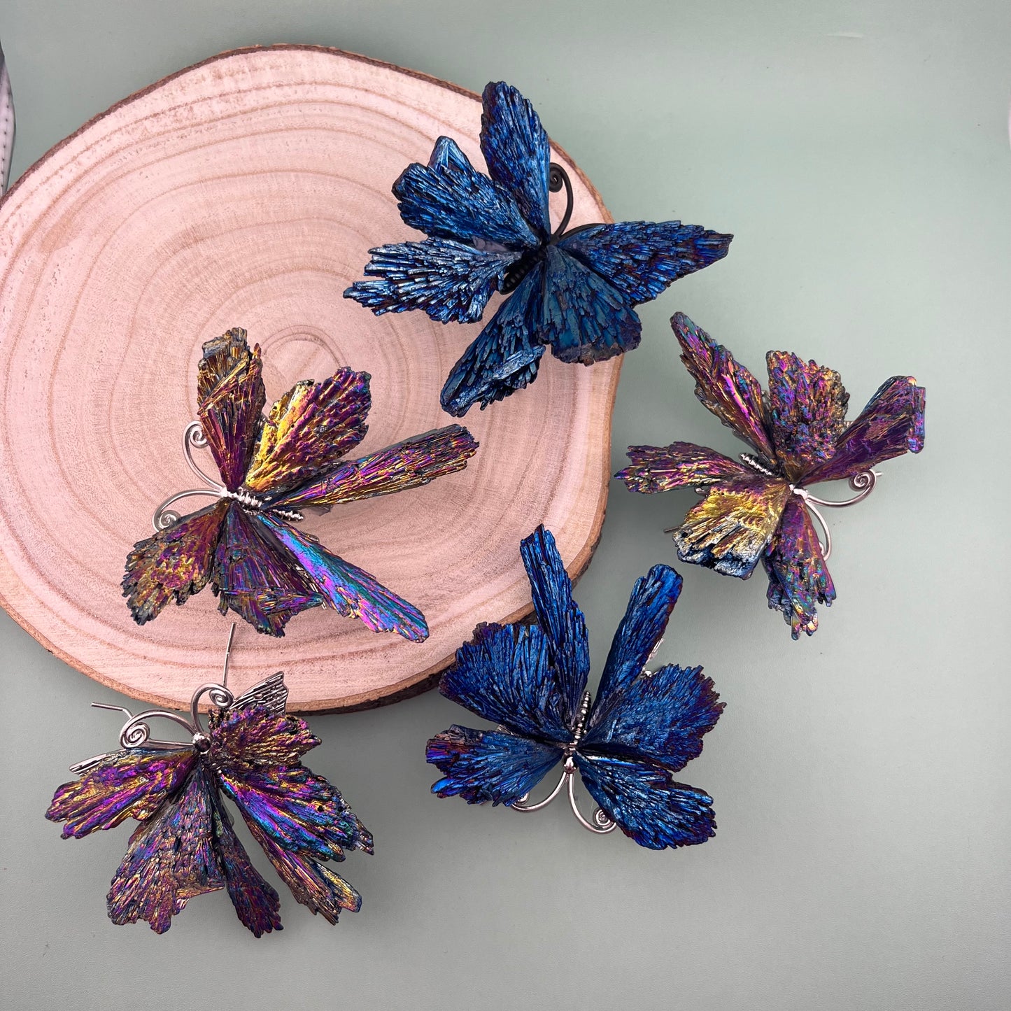 Aura Kyanite Butterflies