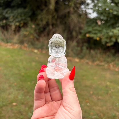 Clear Quartz Buddha