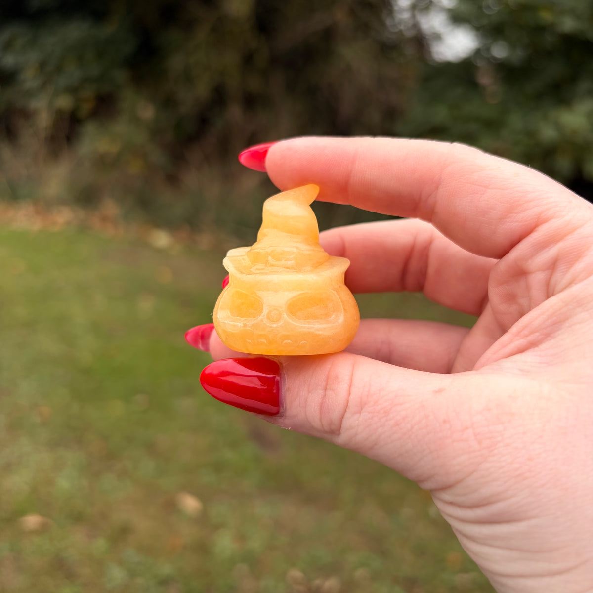 Witch Hat Pumpkin Crystal Carvings – Choose Your Own