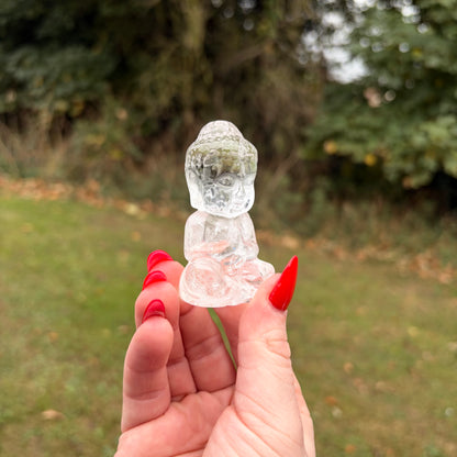 Clear Quartz Buddha