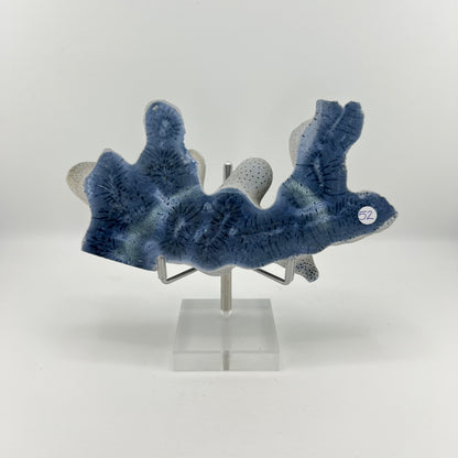 Blue Coral Slabs from PureZen Minerals, view 1