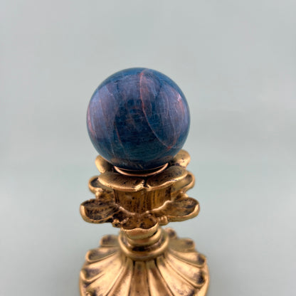 Blue Apatite Spheres from PureZen Minerals, view 2