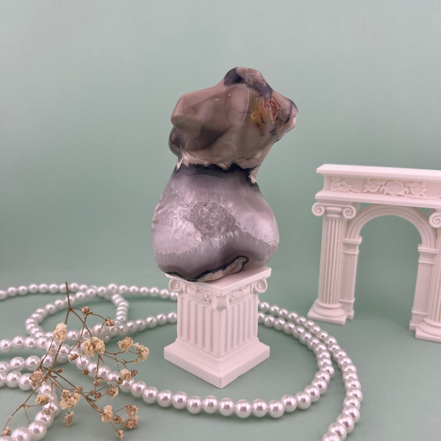 Volcano Agate Goddess Body