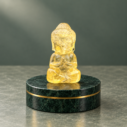 Citrine Buddha - Piece A