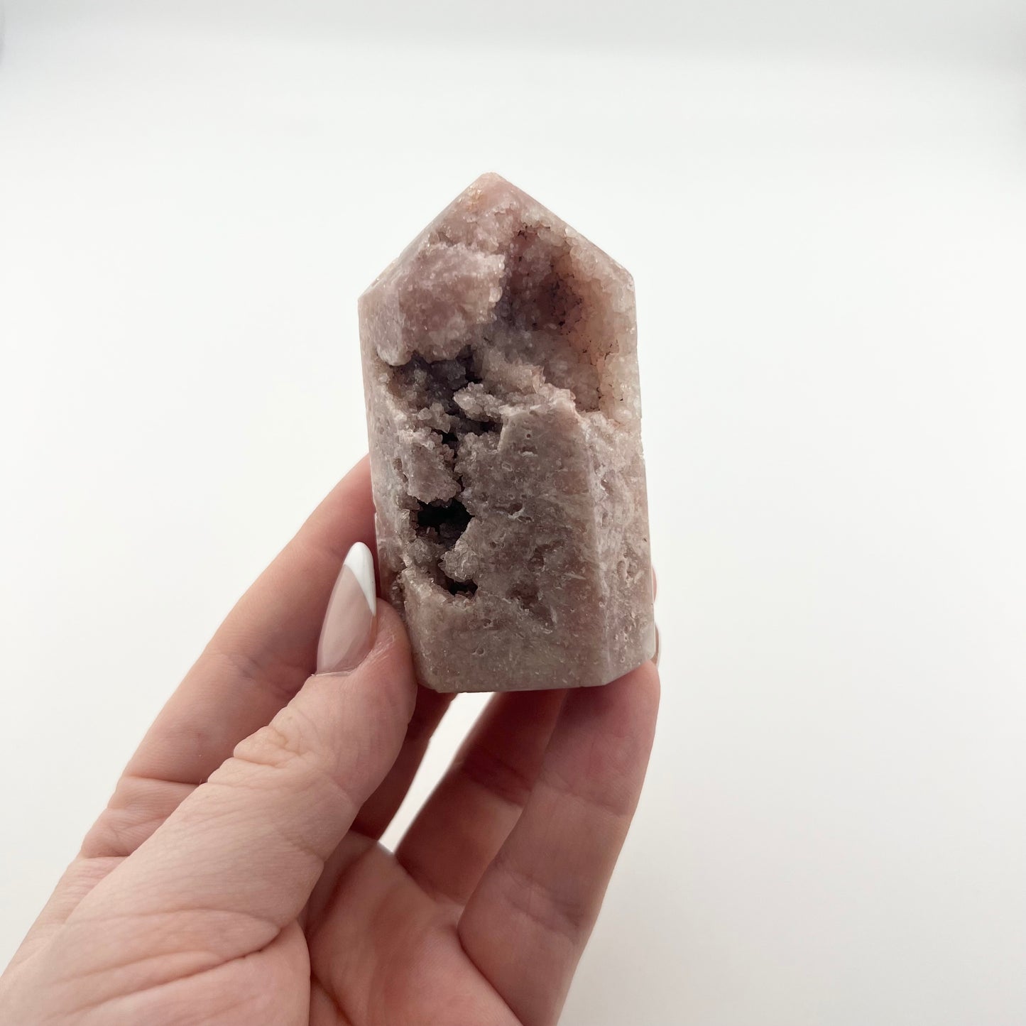 Pink Amethyst Towers | PureZen Minerals | Crystal Towers | Spiritual Healing | Decorative Ornament