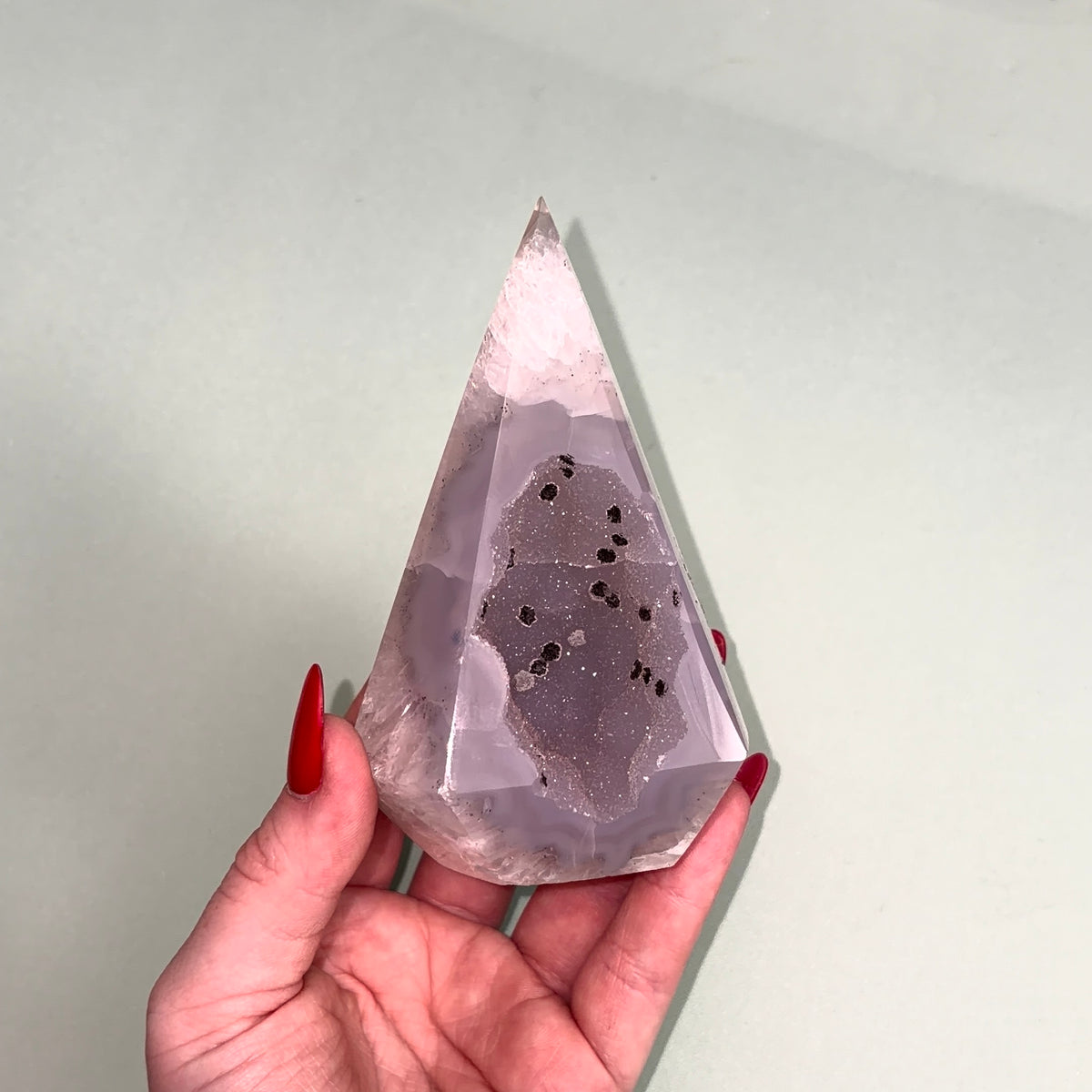 Brazilian Agate Diamond - Piece A