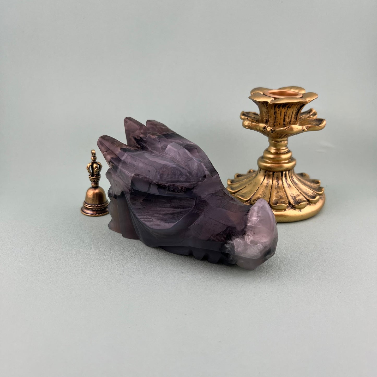 Volcano Agate Dragon Head