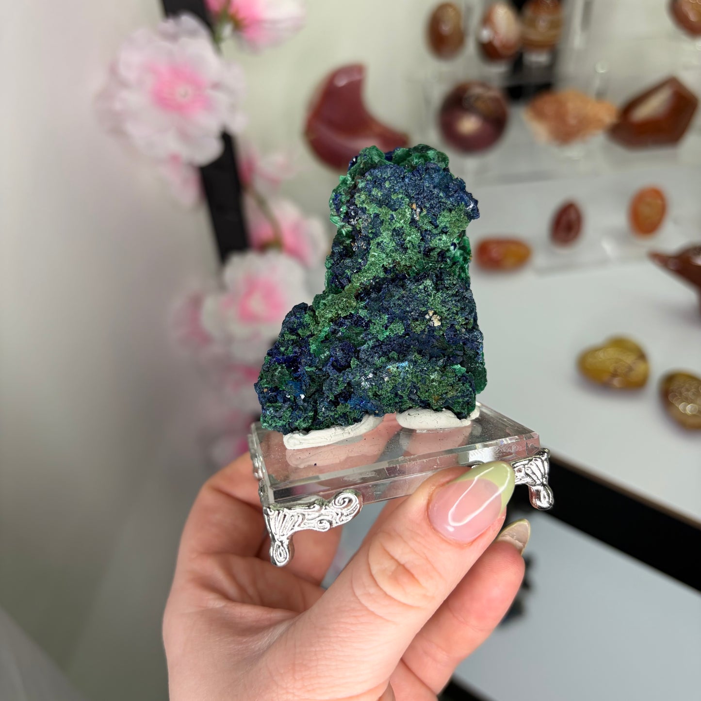 Azurite with Malachite Specimen
