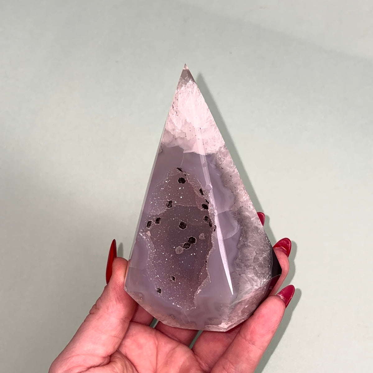 Brazilian Agate Diamond - Piece A