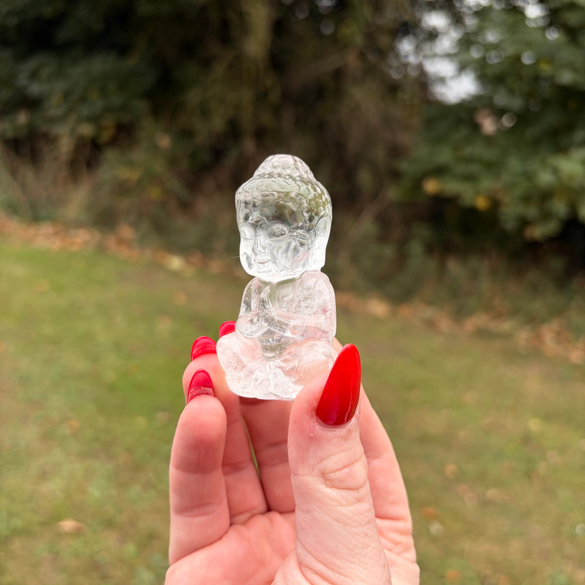 Clear Quartz Buddha