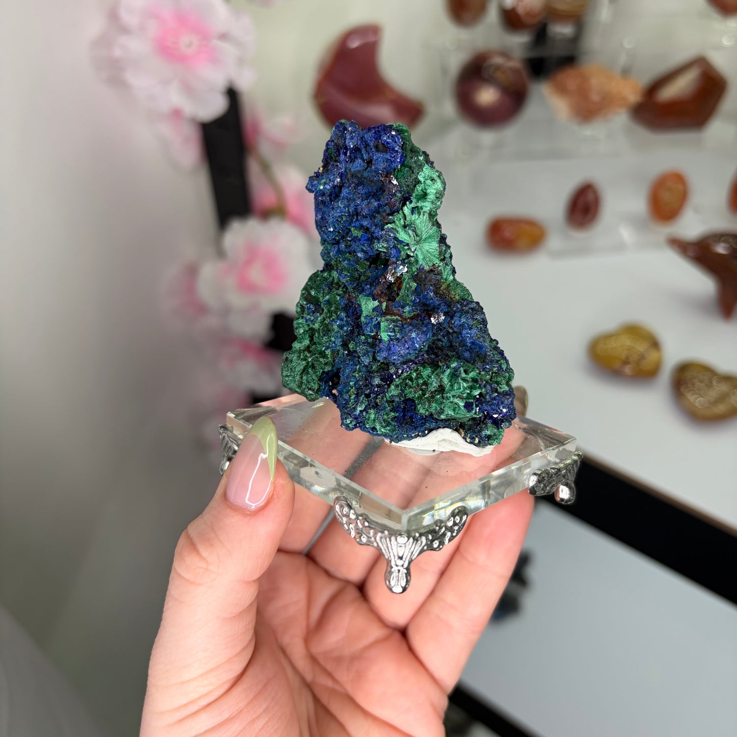 Azurite with Malachite Specimen