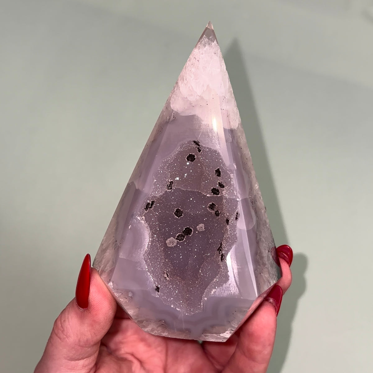 Brazilian Agate Diamond - Piece A
