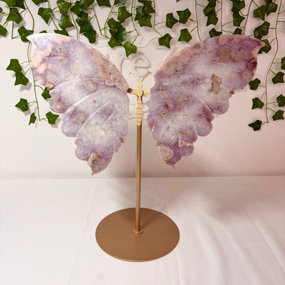 Pink Amethyst Butterfly Wings XL Size