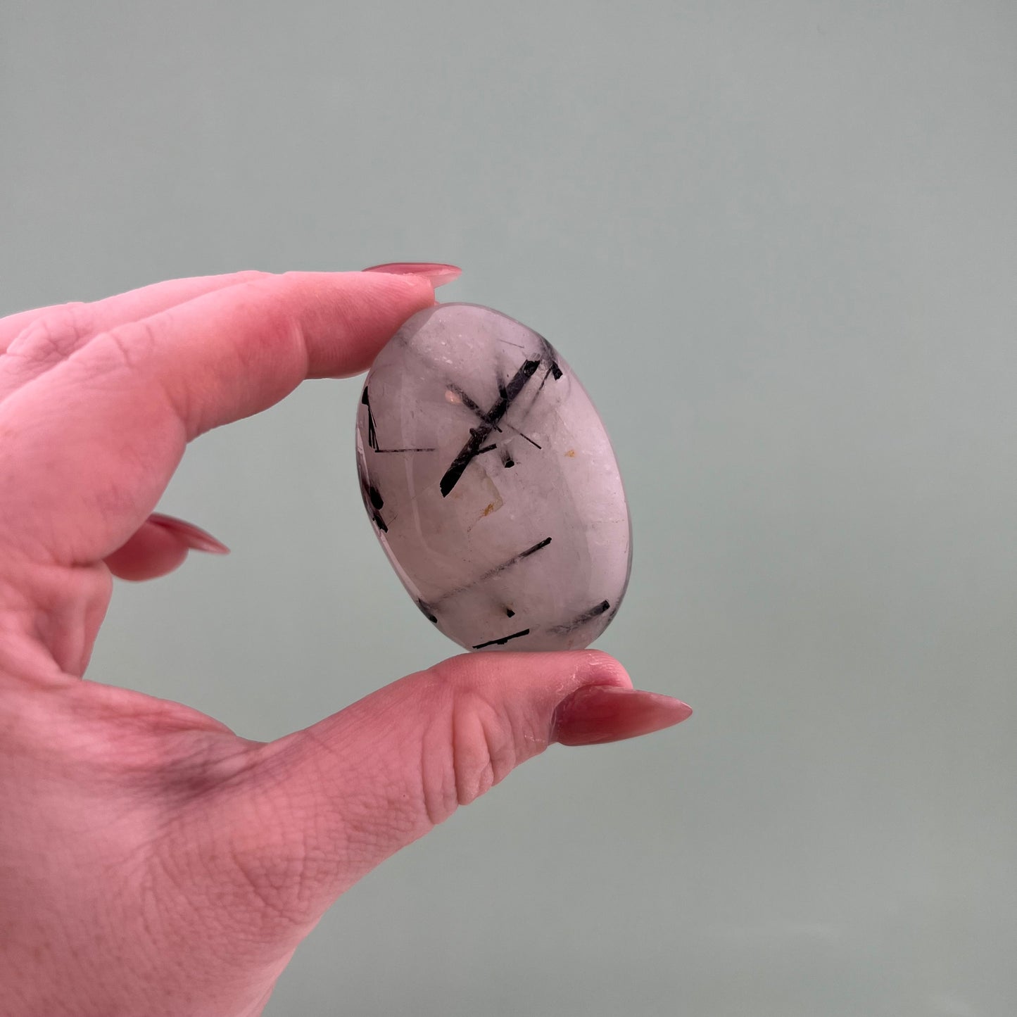Tourmaline in Quartz Palms