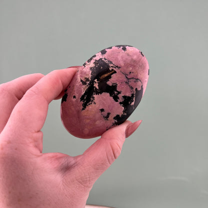 Rhodonite Palm Stones from PureZen Minerals, view 3