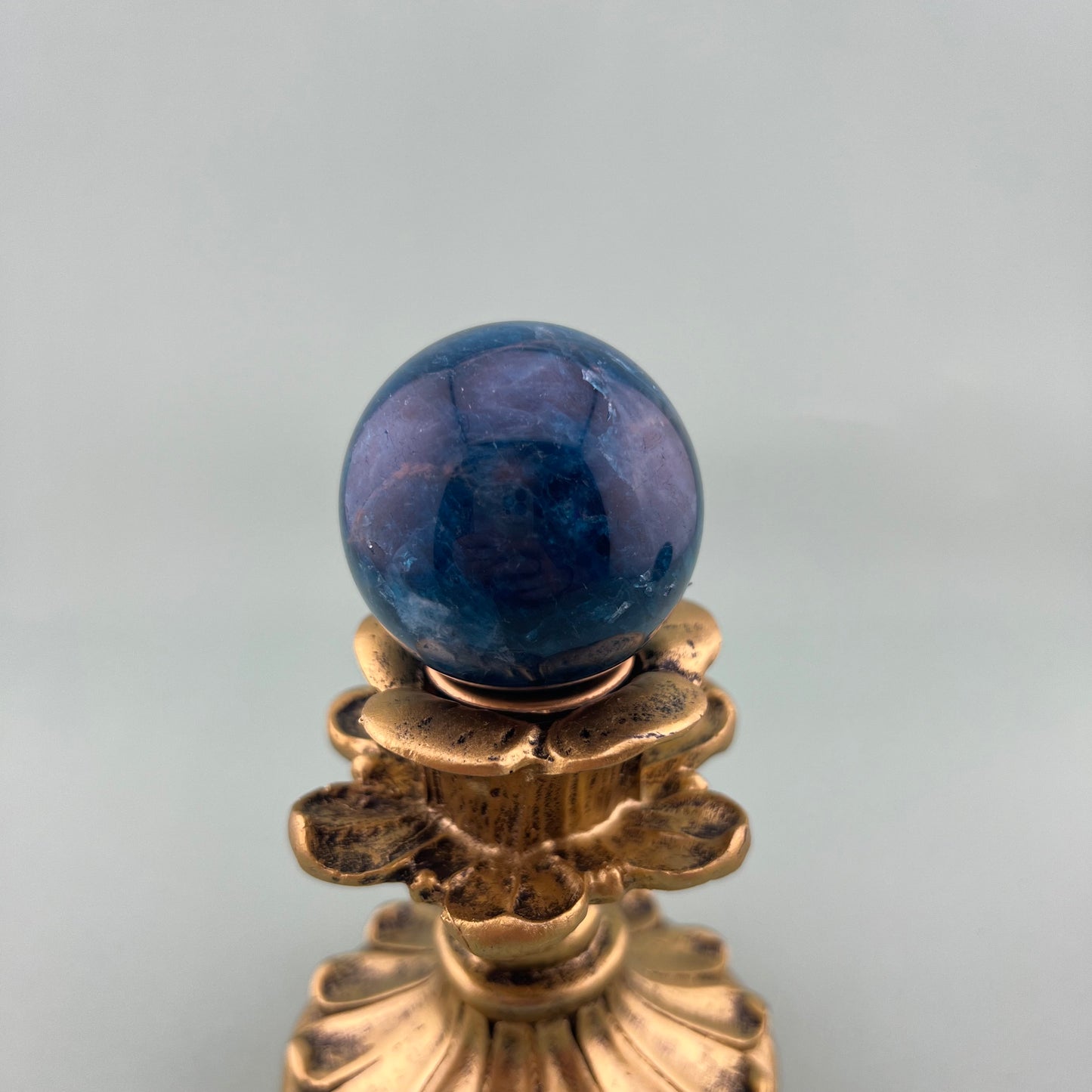 Blue Apatite Spheres