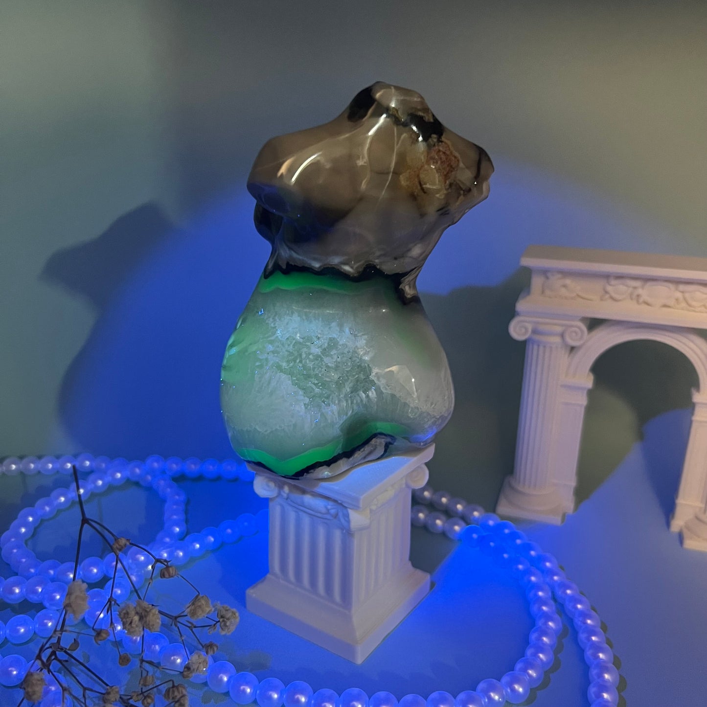 Volcano Agate Goddess Body