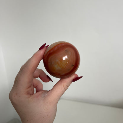 Carnelian Sphere – Piece A from PureZen Minerals, view 4