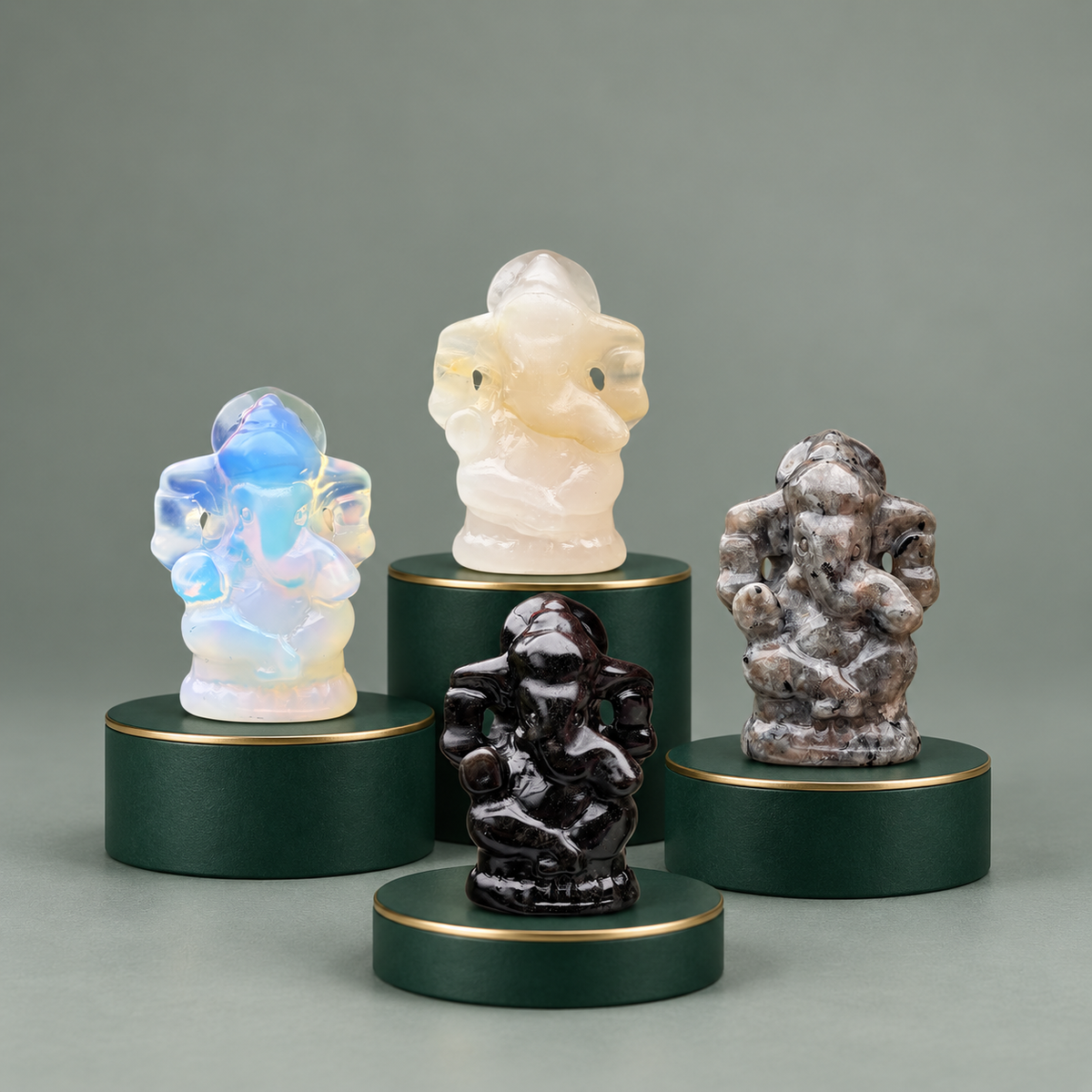 Ganesh Crystal Carvings – Choose Your Own