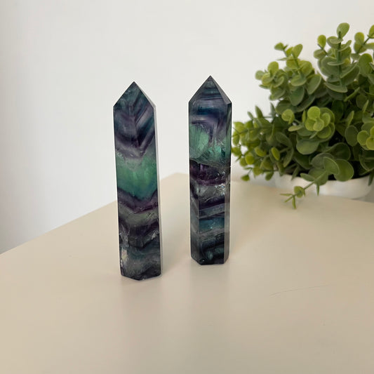 Fluorite towers