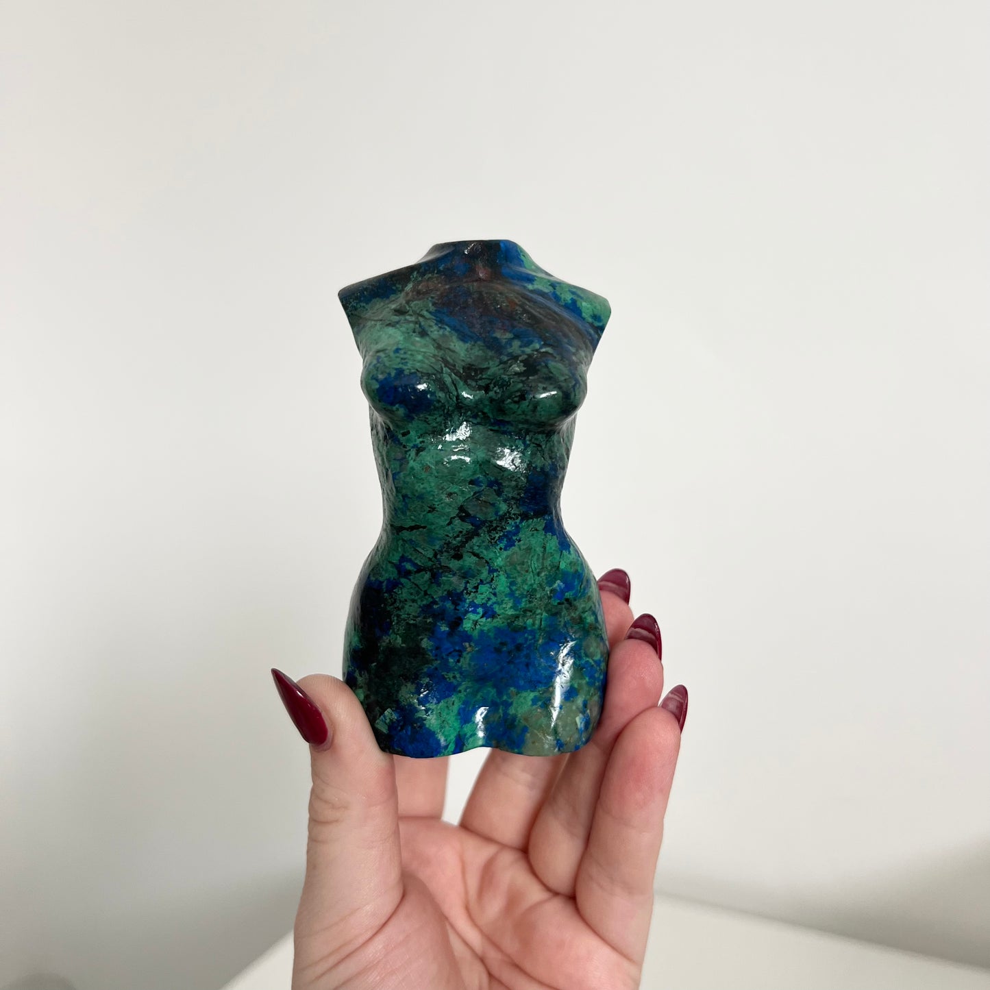 Azurite and Malachite Goddess Body