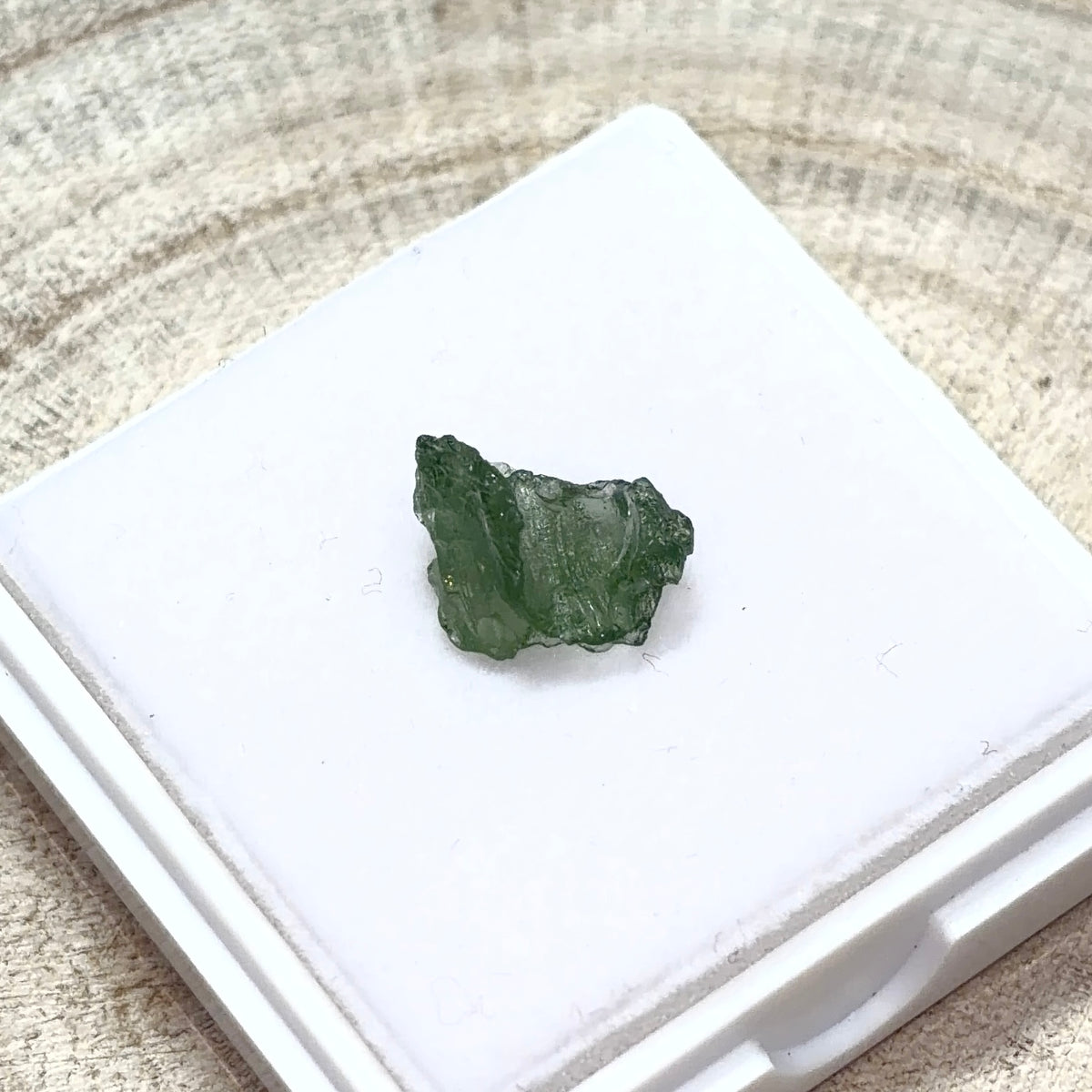 Natural Moldavite – 0.45g | Czech Republic