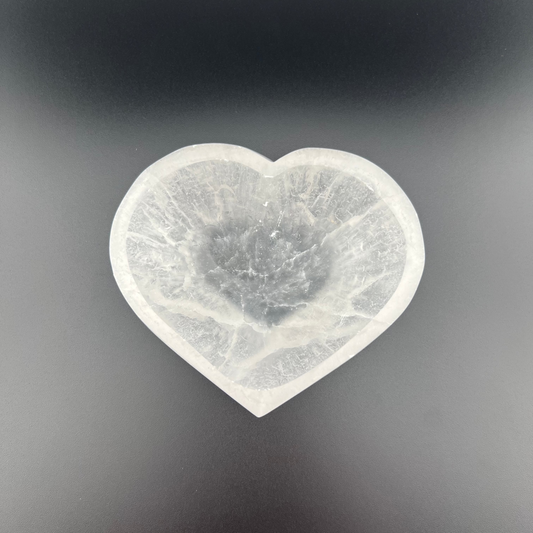 Selenite Heart Bowl