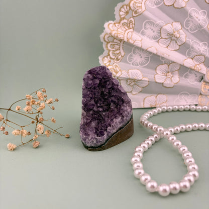 Amethyst Cut Base – Piece A from PureZen Minerals, view 2