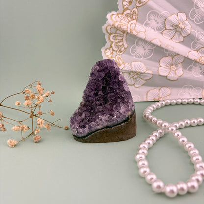 Amethyst Cut Base – Piece A from PureZen Minerals, view 1