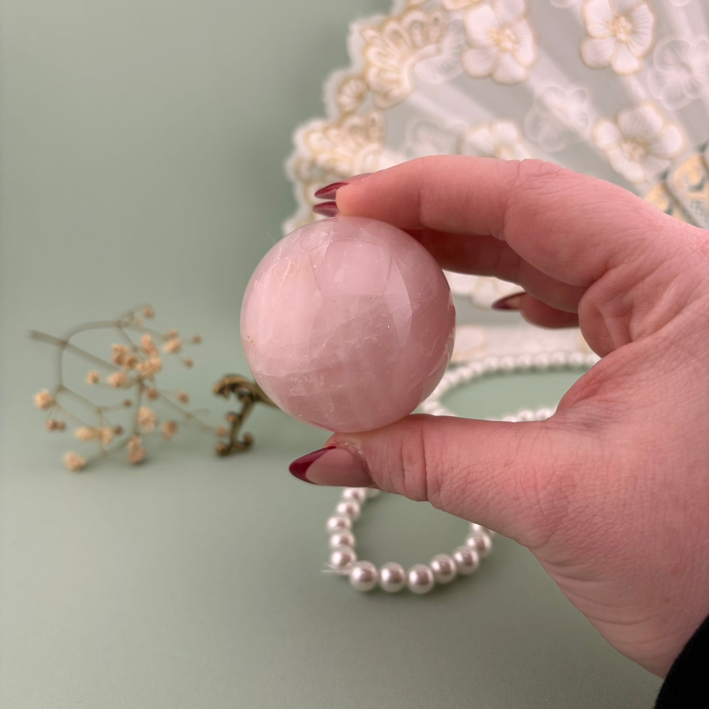 Rose Quartz Sphere
