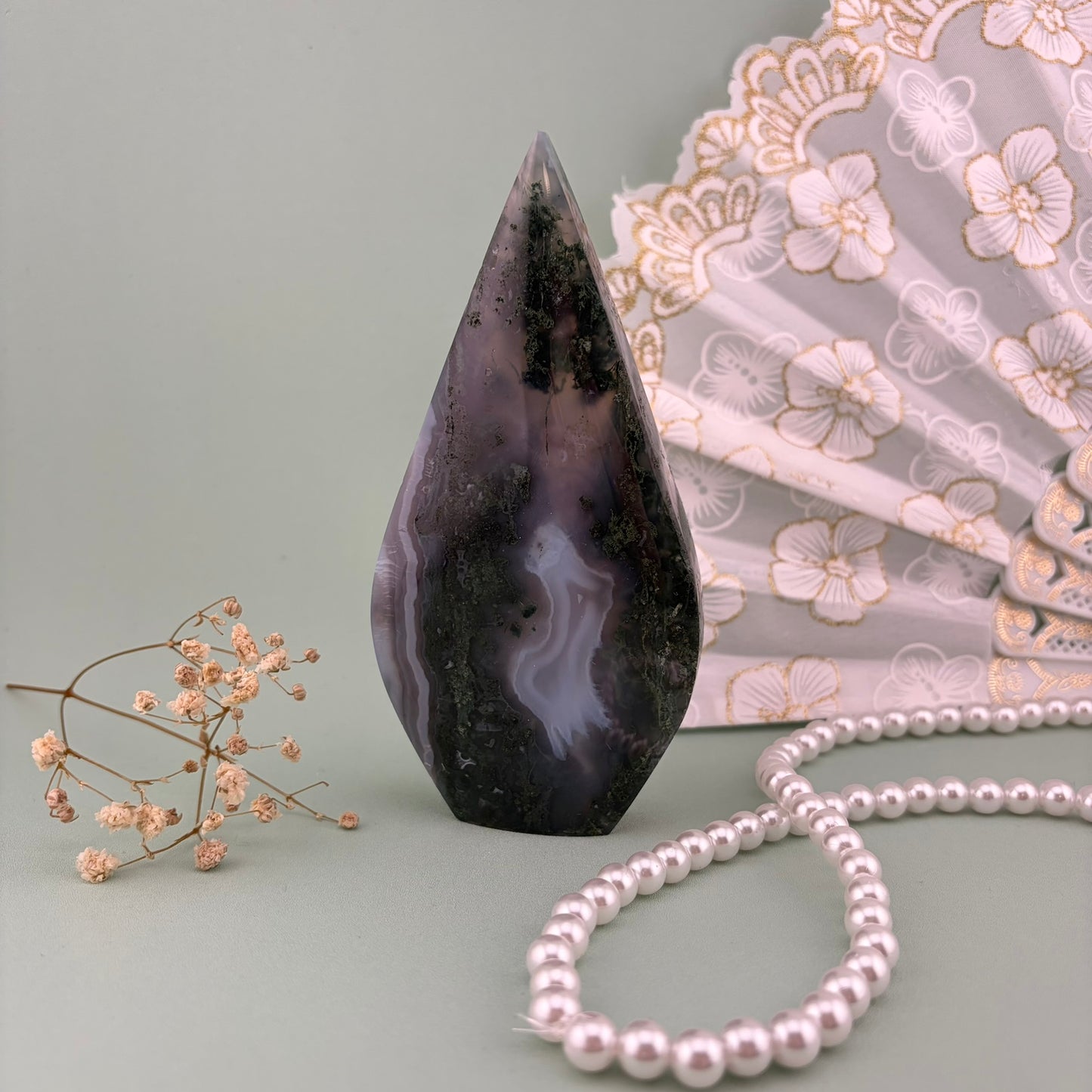 Moss Agate Freeform A
